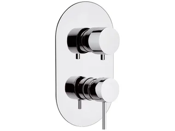 ULTRAMINIMAL - Recessed single handle brass shower mixer with diverter by Rubinetterie Mariani - view 2